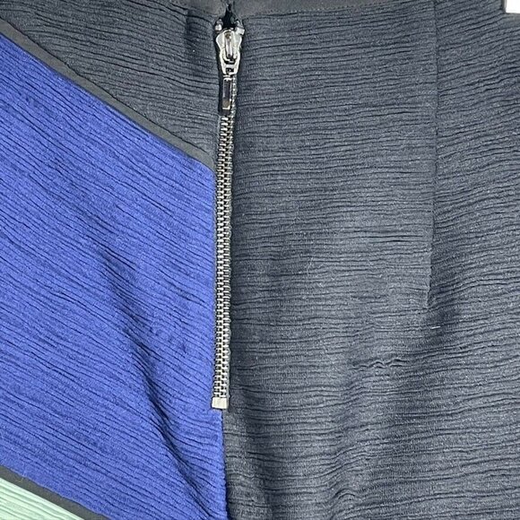 Anthropologie MAEVE Sz 6 Color Blocked Nylon Skirt - Picture 3 of 8